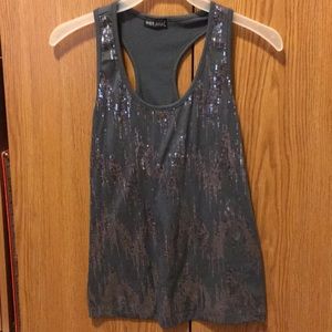 Sequin tank top